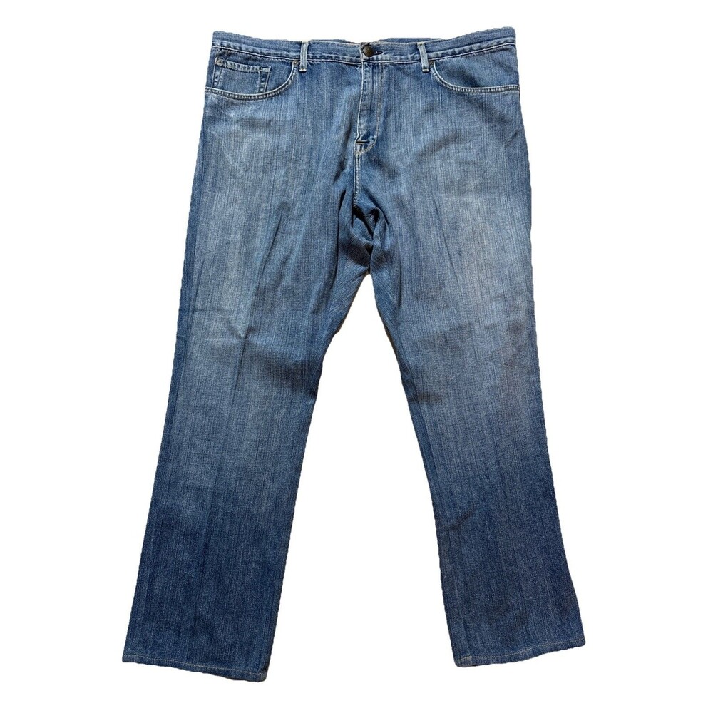 AGAVE JEAN WATERMAN RELAXED STRAIGHT Size 42 Hand Crafted In USA Casual Comfort